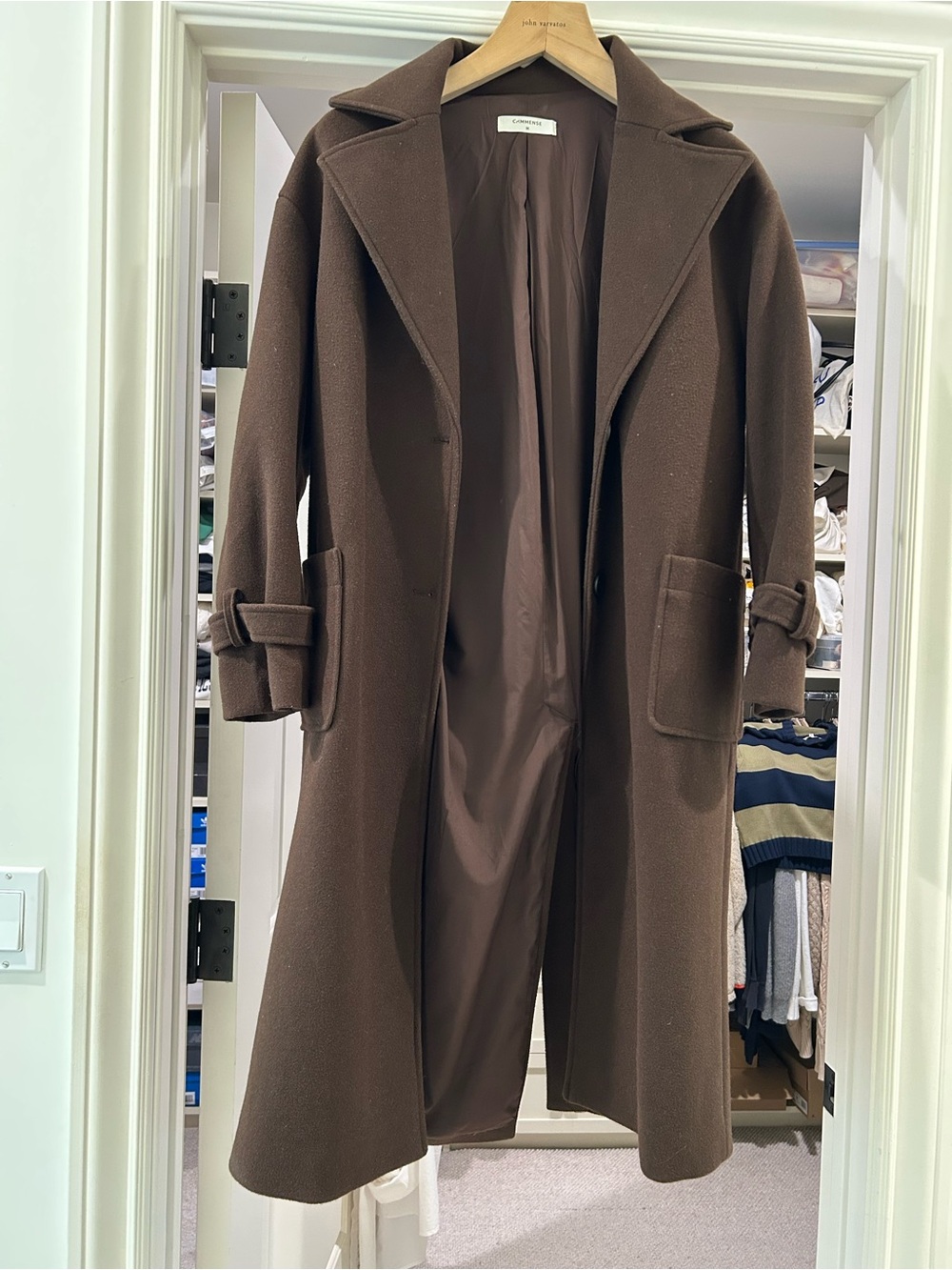 Commense Classic Brown Trench Coat - Picture 2 of 9
